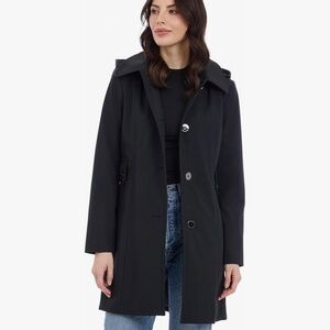 MICHAEL Michael Kors Women’s Size small Black trench coat with removable wool